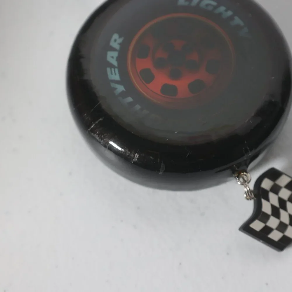 Disney Pixar Cars Vintage Lightning McQueen Holiday Ornament Tire